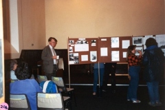 7 May 1987: 'Houses' meeting in the chapel. John Steane.