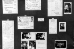 September 1989: Display boards for Harvest and Flower Festival at Wescote Barton Church.