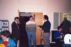 September 1990: Parish Package Lectures. Diana Lynch, Dick Martin, Devril Page, Keith Ray, Jan Allen.