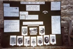 1992: Board taken to the Oxfordshire Family History Association Open Day, Oxford.