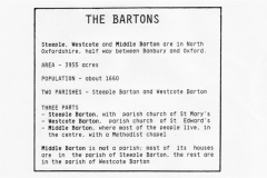 The Bartons - Parish details.