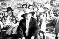 c. 1930 Sunday School Outing. Back: Billy Baker, Jack Smith, Ethel Stewart, Harry Bassett. Front: George Kirby.