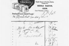June 7 1938 Sandwiches and cakes for the Methodist Sunday School.