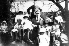 c. 1920 Ken Castle with Sunday School Group.