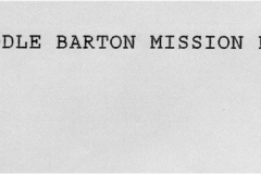 Middle Barton Mission Band.