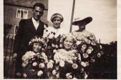4 September 1937 Wedding of Valentine Gardner and Ethel May Stewart in the Methodist Chapel.