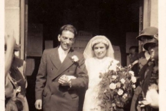 4 September 1937 Wedding of Valentine Gardner and Ethel May Stewart in the Methodist Chapel.