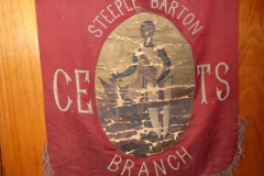 1884 Banner of the Church of England Temperance Society. 2017 photograph.