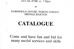 8th June 1990 Guides and Brownies Skills and Promises Auction.