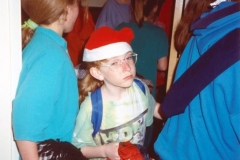 12 March 1992 Guides Pantomine. Getting ready.