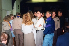19 September 1991 Presentation of Queen's Scout Awards to Tim Yates and Roger Lydiatt.