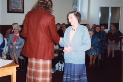 5 December 1989 Presentation of certificates. Rosemary Pierce and Mary West.