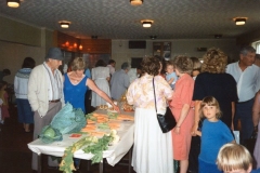 1991 Flower and Vegetable Show held by Bartons and District Horticultural Society. Stan and Jeanne Allington.