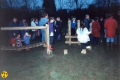 Playing Fields Play Area: Opening by John Yearly (Oxfordshire Playing Fields Association).