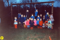 Playing Fields Play Area: Opening by John Yearly (Oxfordshire Playing Fields Association).