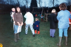 Playing Fields Play Area: Opening by John Yearly (Oxfordshire Playing Fields Association).