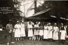 Date?. The Boy Scouts Jamboree at Westcote Barton - the refreshment staff.