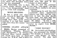 1964. Middle Barton win Youth Drama Festival.