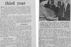 1964. Middle Barton win Youth Drama Festival.