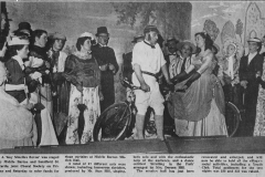1960s. Middle Barton and Sandford Martin Choral Society in 'Gay Nineties Revue'.
