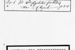 Undated. Constable's Accounts. Payment to William Egelston for Church repair.
