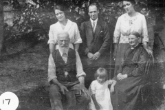 c. 1920 Seated: Caleb and Marianne Eaglestone. Front: Betty. Standing right: Miriam Dallinger.