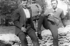 c. 1924 Charles Eaglestone, his son Jack, William? Dallinger.