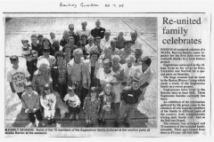 July 20 1995 Banbury Guardian article on the Eaglestone re-union.