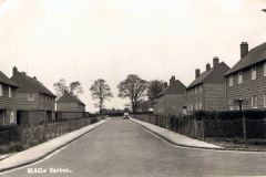 c 1940s. Hillside Road, top of Worton Road.