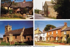 1988 Scenes of interest in and around Middle Barton. Viewcard produced exclusively for E. C. Webb.