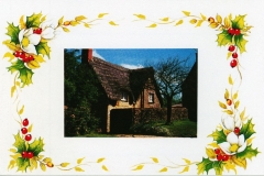 1991 Christmas Greetings card - back: 33 South Street. Produced for E.C. Webb.