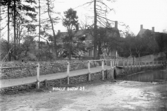 1920s Manor Farm House built by the Brangwin family c. 1720. The frontage is original, other parts later. In all probability it replaced an even older house.