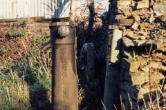 December 1986 Kiddington Road water standpipe, stolen October 1998