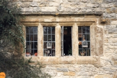 1991 Window on south side of house, made out of the two taken from demolished cottage. (see photo 53a).