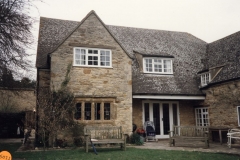 1991 Window on south side of house, made out of the two taken from demolished cottage. (see photo 53a).