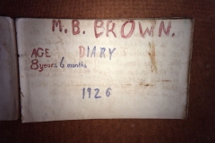 The Barratt Brown family lived in the Old Malt House from 1925-27. Drawings from the book created by their son, aged 8.