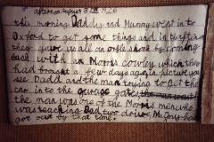 The Barratt Brown family lived in the Old Malt House from 1925-27. Drawings from the book created by their son, aged 8.