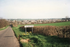 1984: View from Kiddington Road.