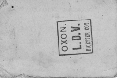 Local Defence Volunteer card for George John  Kirby.