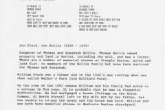 Biography of  Ann Susannah Kirby nee Finch. Died 18 January 1908.