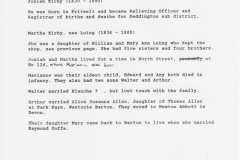 Biography of Marianne Kirby nee Kirby. Died 22 April 1958.