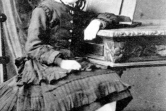c. 1880 Marianne, daughter of Martha (nee Luing) and Josiah Kirby. Marianne married Felix John (aka Phil) Kirby.