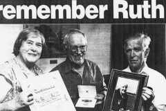 31 August 1999 Oxford Times: Ruth Kirby's British Empire Medal returns to Middle Barton.