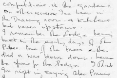 Letter (1 page 2) addressed to Mrs Audrey Martin from Mrs Mona Owen with Kirby family reminiscences.