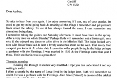 Letter 1 transcribed.