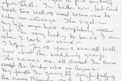 Letter (2 page 2) addressed to Mrs Audrey Martin from Mrs Mona Owen with Kirby family reminiscences.