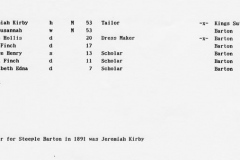 KIRBY information from the parish registers (4).