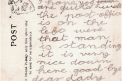 16th August 1918 postcard of North Street looking east. Postcard addressed to Floyd, British Expeditionary Force, France. Daughter to father.