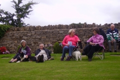 Pet service at Steeple Barton Church 2010. Left to right: Mr and Mrs Dave Jackson, Heather Hughes, Clare Knight, ?.