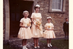 1960s. Wedding of Delia Wyatt and Alan Coles at the Methodist Chapel.